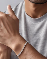 Zilara Unisex Tennis Bracelet for Men & Women