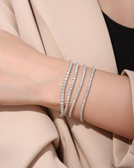 Zilara Unisex Tennis Bracelet for Men & Women