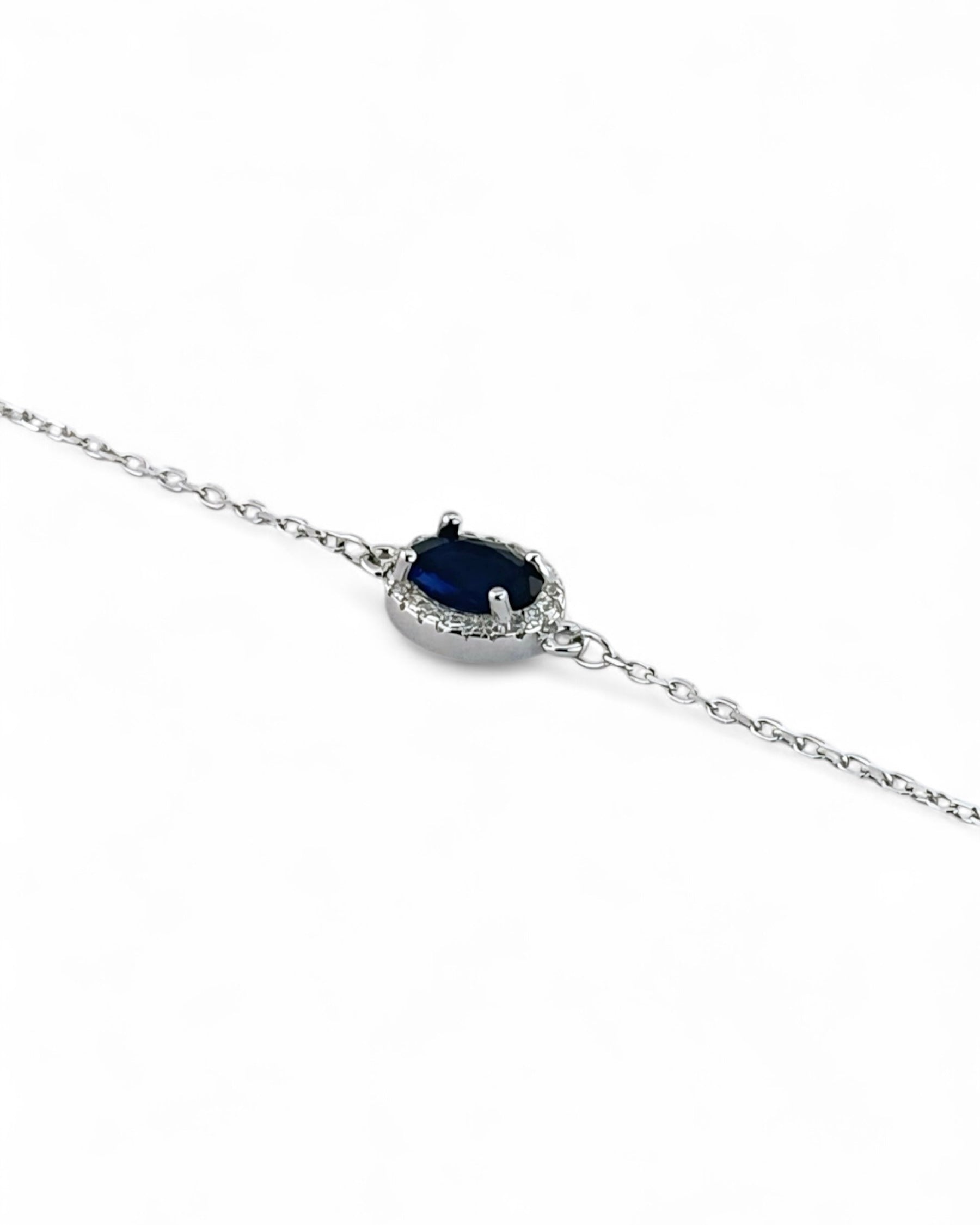 Zilara Gem Pave Deep Hang Bracelet (Blue) - Zilara Store