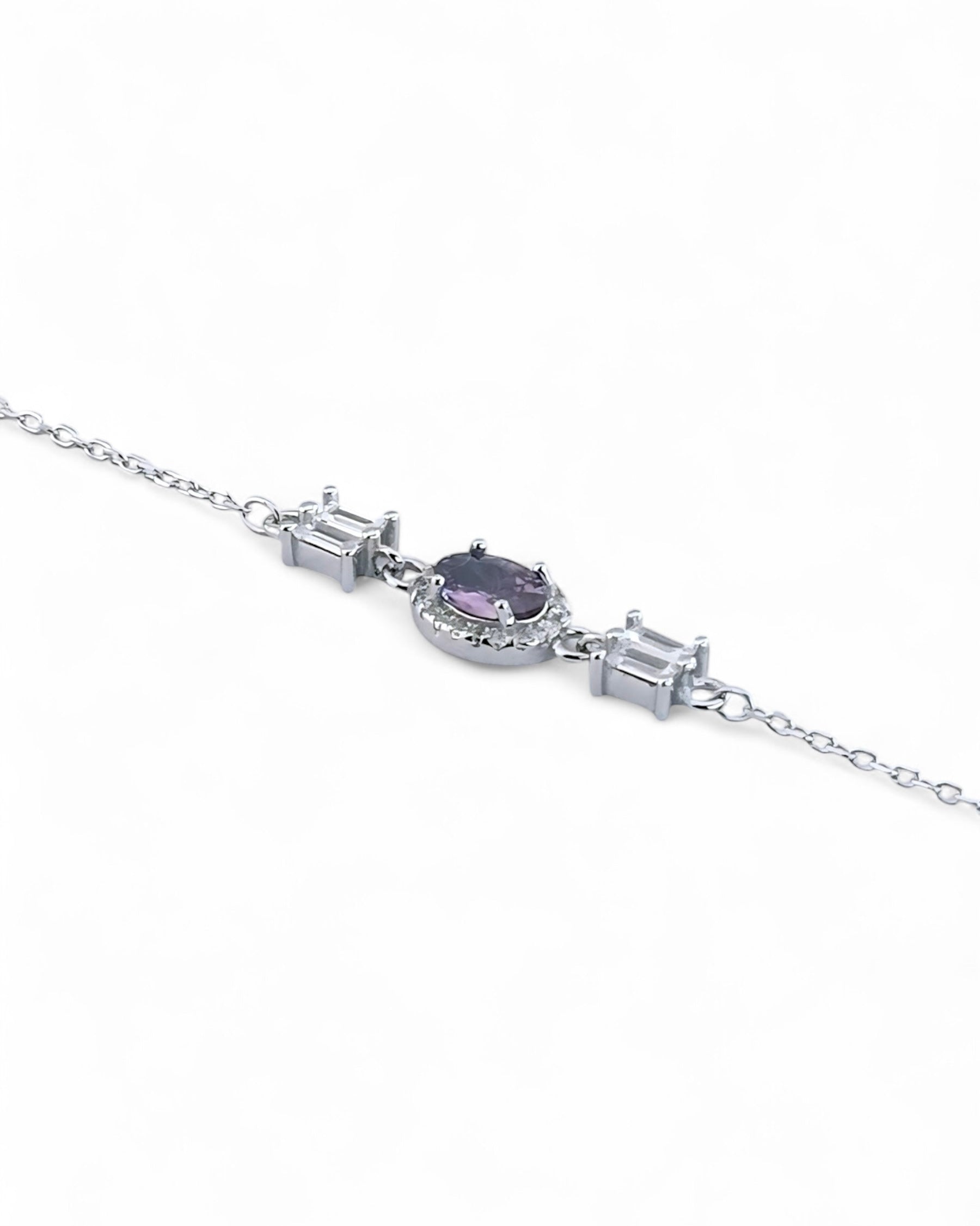 Zilara Gem Square Pave Deep Hang Bracelet - Zilara Store