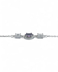 Zilara Gem Square Pave Deep Hang Bracelet - Zilara Store