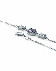 Zilara Gem Square Pave Deep Hang Bracelet - Zilara Store