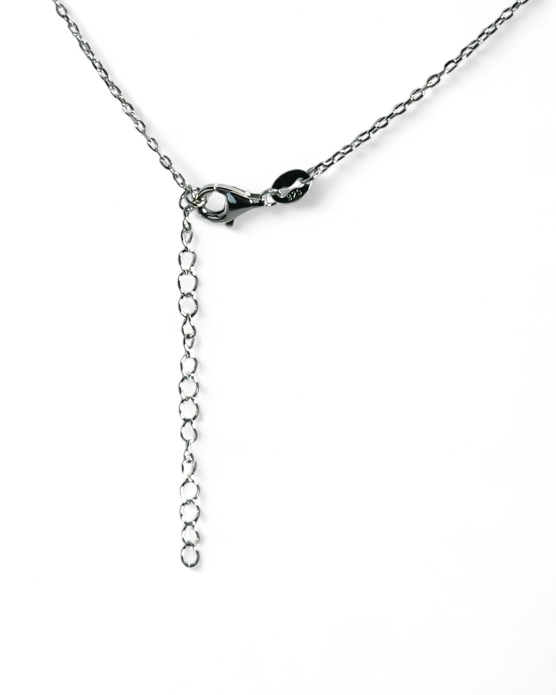 Sparkling Collier Round Pendant Necklace (Red)