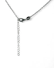 Sparkling Collier Round Pendant Necklace (Red)