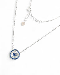 Blue Solaris Solo Necklace