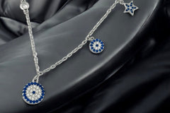 Blue Solaris Celestia Necklace