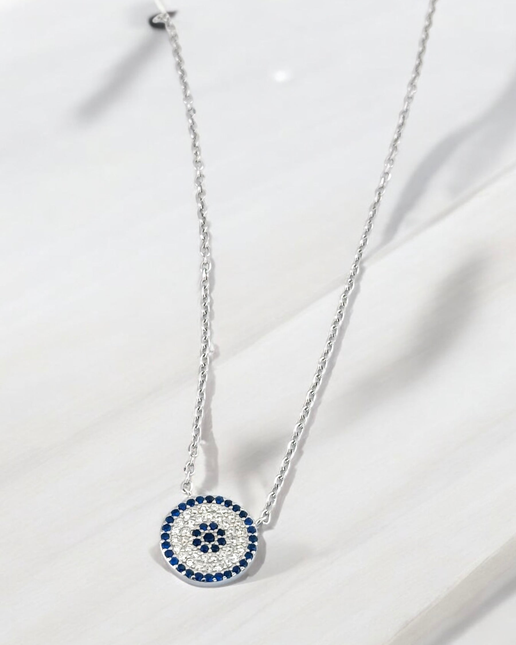 Blue Solaris Solo Necklace
