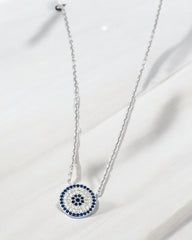 Blue Solaris Solo Necklace